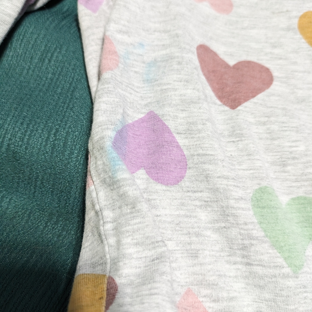 Heart Patterned Pajama Pants - Picture 5 of 7